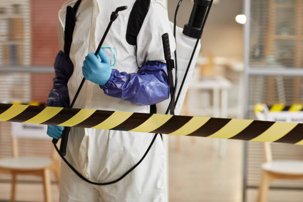 Professional Blood Cleanup technician working in Winchester, NH